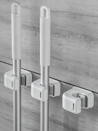 Multi-Purpose Umbrella Hooks Adhesive Wall Hanging Mop Broom Hook Kitchen Bathroom Organization Home Organizer Accessories