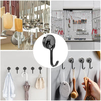 Multifunction Heavy Duty Magnetic Hook Strong Neodymium Magnets Hooks Keychain Home Organization And Storage