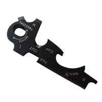 1 Key Ring Keychain Multifunction Carabiner Gear Clip Pocket Quickdraw Multipurpose Gadget Multitool Outdoor Tools