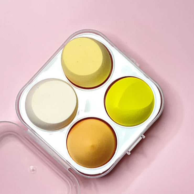 Wet Combined Beauty Cosmetic Ball Foundation Powder Puff Bevel Cut Make