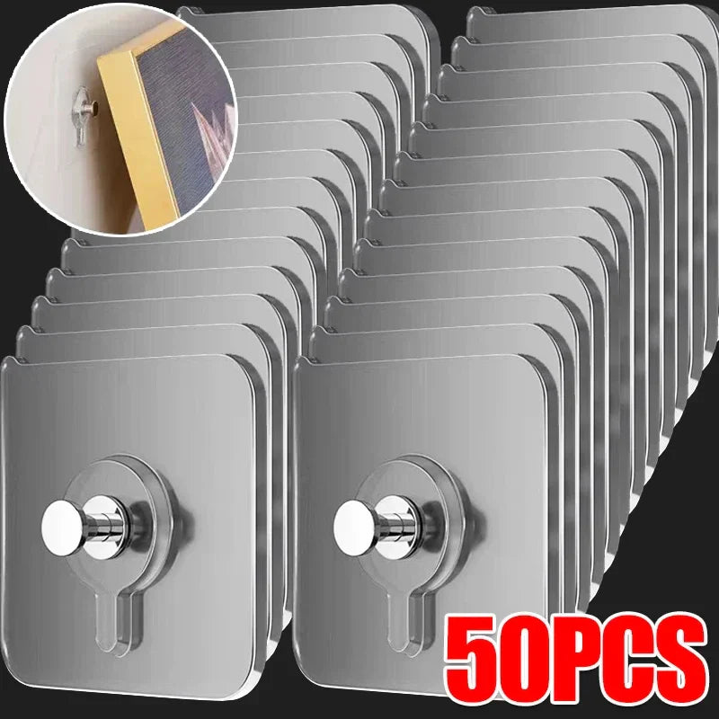 Perforated Adhesive Hook kitchen Wall Hook Bathroom Crochet Home Organization