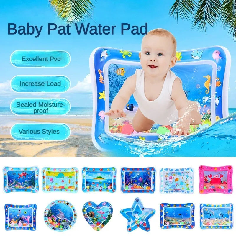 Baby Water Mat Inflatable Cushion Infant Toddler Water Play Mat