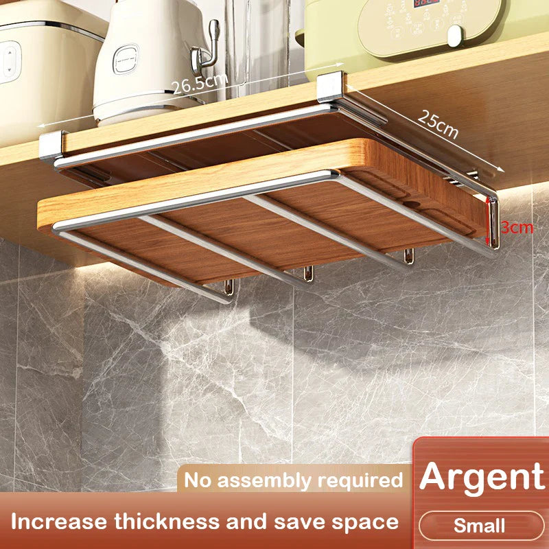 Cabinet Basket Storage Shelf Cutting Board Rack Kitchen Closet Rack