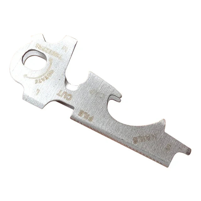 1 Key Ring Keychain Multifunction Carabiner Gear Clip Pocket Quickdraw Multipurpose Gadget Multitool Outdoor Tools