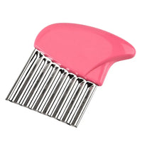 Creative Potato Chip Slicer Cutter Vegetable Fruit Corrugated Wavy Knife French Fries Potato Cutter Kitchen Gadget Accessories