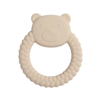 1Pcs Food Grade Baby Silicone Teether Toy Cartoon Rabbit Nursing Teething Ring BPA Free Newborn Health Molar Chewing Accessories