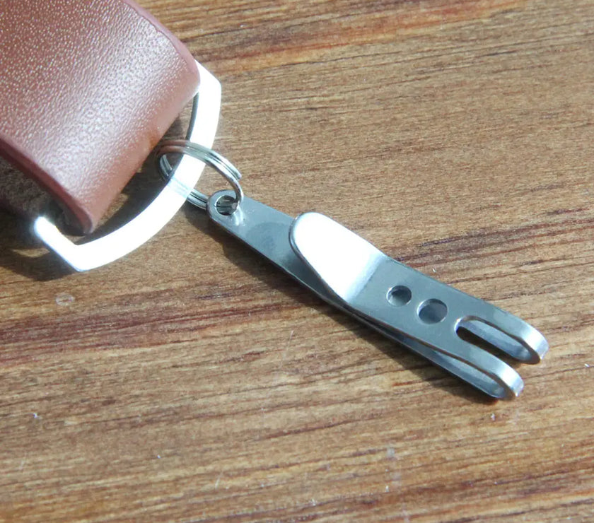 1PC Multitools Pocket Stainless Steel Bag Waist Belt Hanging Clip Mini Metal Key Buckles Pocket Clips Carabiner Outdoor Gadget