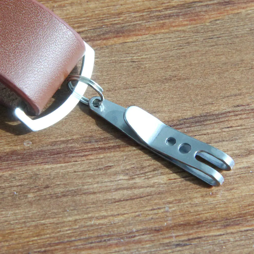 1PC Multitools Pocket Stainless Steel Bag Waist Belt Hanging Clip Mini Metal Key Buckles Pocket Clips Carabiner Outdoor Gadget