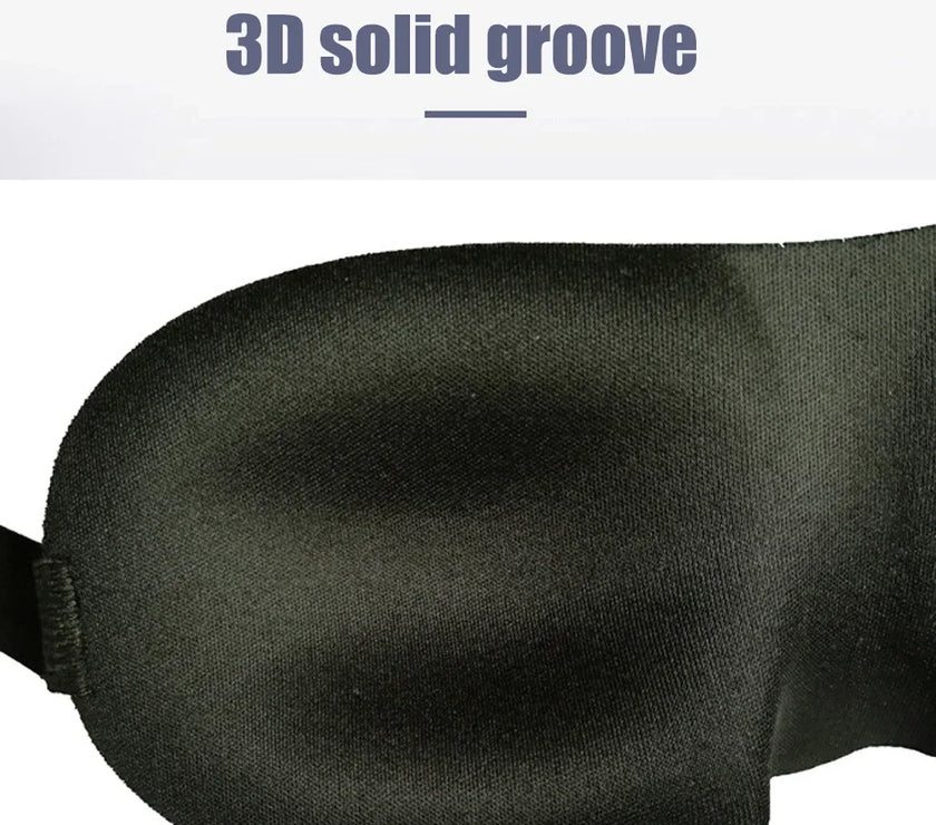 3D Sleep Mask Sleeping Stereo Cotton Blindfold Men and Women Air Travel Sleep Eye Cover Eyes Patches for Eyes Rest Health Care