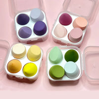 Wet Combined Beauty Cosmetic Ball Foundation Powder Puff Bevel Cut Make