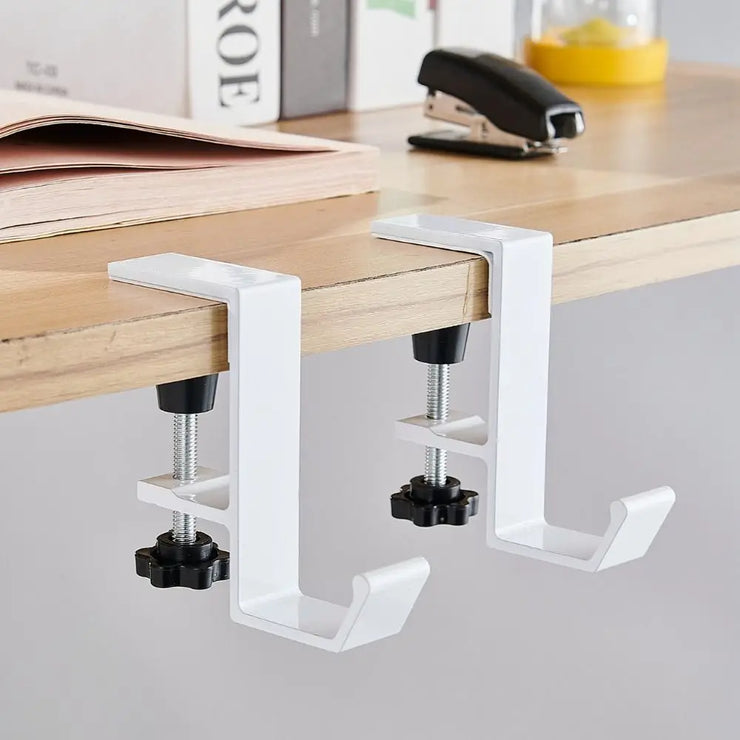 Multi-functional Desk Side Hook Portable Punch-free Hanging Bag Hook Removable Handbag Rack Purse Holder Home Organization