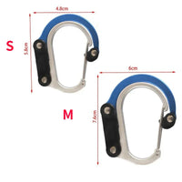 Multifunctional Hybrid Gear Clip Carabiner 360 Degree Rotating Hook Strong Buckle Camping Hiking Travel Backpack Outdoor Gadget