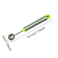 Fruit Push Knife Double Head Melon Baller Scoop Triangular Shape Peeler Vegetable Slicer Fruit Platter Watermelon Kitchen Tool