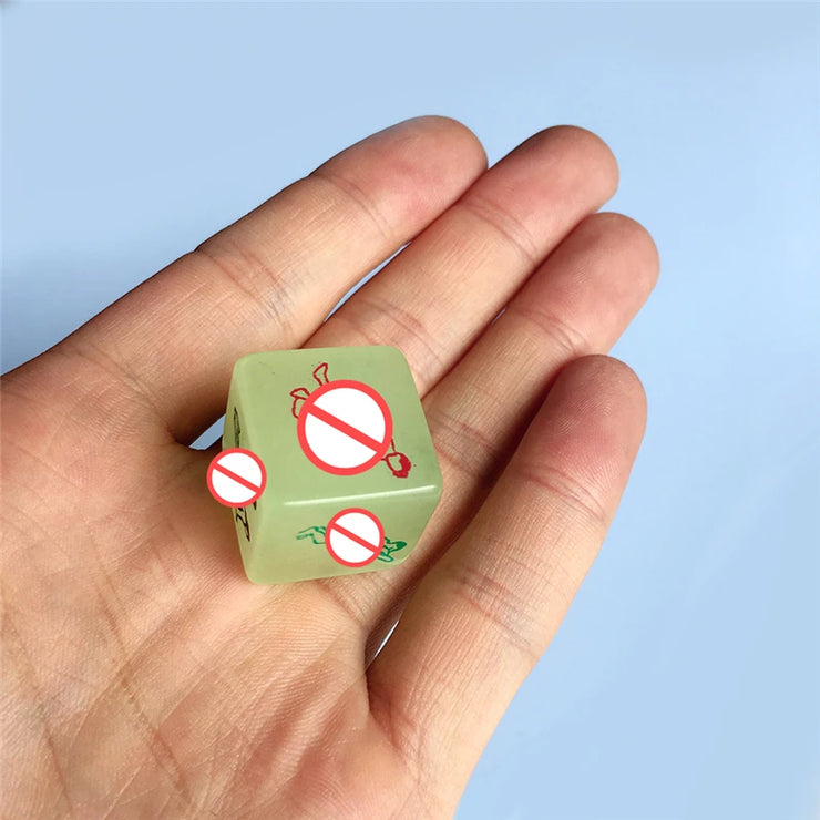 Exotic Dice Love Positions Humour Game Toy Novelty Party Gift Craps Pipe Adults Sex Toys For Couple Noctilucent Games Party Club