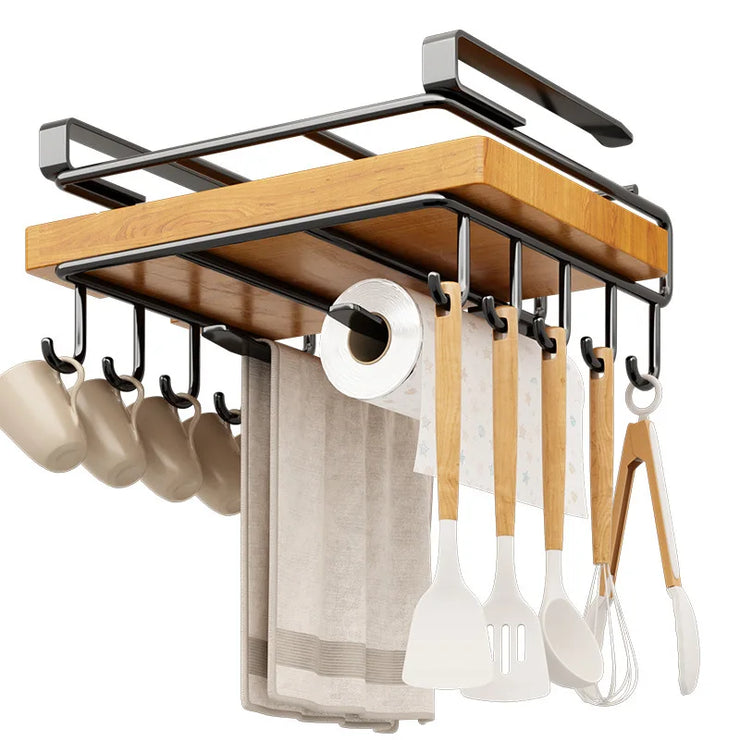 Cabinet Basket Storage Shelf Cutting Board Rack Kitchen Closet Rack