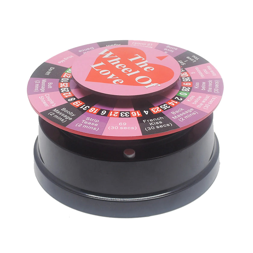 BESTCO Electric Turntable Roulette Drinking Game Spinning Fun Romantic Automatic SM Table Game Adults Couples Novelty Sex Toys